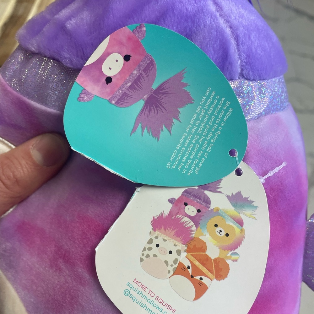 Kellytoy Purple and Pink Plush Unicorn - Picture 10 of 11